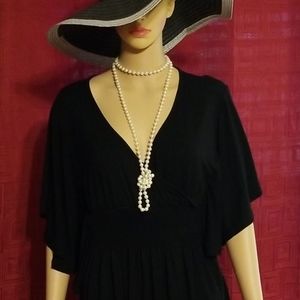 Pre Loved Flawless Ladies Black Tunic Mini Dress